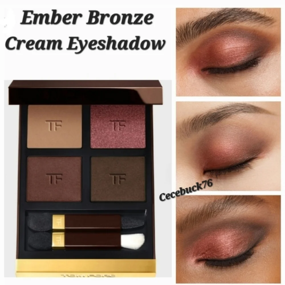 🌺Tom Ford Ember Bronze Eye Color Quad Cream Eyeshadow Tom Ford Beauty - Picture 1 of 6